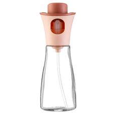 2 PCS Grande calibro Tipo di stampa Cooking Barbecue Bottiglia spray a olio (rosa)