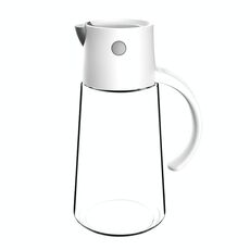 Cucina Apertura automatica e chiusura Oileratore a prova di perdite con coperchio, Capacità: 650ml (bianco)