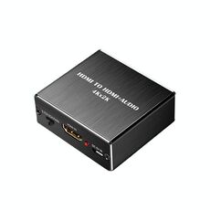 Separatore audio HDMI a HDMI + Audio (nero)