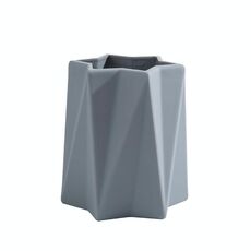 Desktop Simple Cosmetic Pen Storage Student Pen Holder Stationery Box(Prismatic Gray)