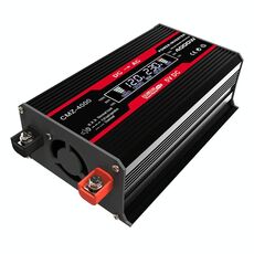 Zhizun Inverter sinusoidale modificato da 12V a 110V 4000W per auto (nero)