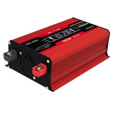 Zhizun Inverter sinusoidale modificato da 12V a 110V 4000W per auto (rosso)