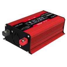 Zhizun Inverter sinusoidale modificato da 12V a 220V 4000W per auto (rosso)