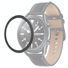 Per Samsung Galaxy Watch 3 41mm Smart Watch Rhombus Texture Ring anello (nero)