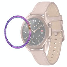Per Samsung Galaxy Watch 3 45mm Smart Watch Rhombus Texture Ring anello (colorato)