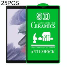 Per Samsung Galaxy Tab A7 Lite 8.7 pollici T225 25 PCS 9D Full Schermo intero Pellicola in ceramica