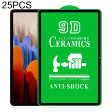 Per Samsung Galaxy Tab S7 + 12.4 pollici 25 PCS 9D Full Schermo intero Pellicola in ceramica