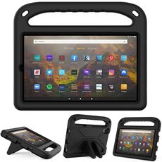 Per Lenovo Tab M8 FHD TB-8505F / TB-8705X 8.0 pollici e tab-8705x 8.0 pollici e scheda M8 TB-8505 / TB-8705 / TB-8506 2021 Maniglia Portatile EVA antiurto antiurto anti-caduta custodia protettiva con supporto triangolo (nero)