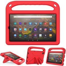 Per Lenovo Tab M8 FHD TB-8505F / TB-8705X 8.0 pollici e tab-8705x 8.0 pollici e tab-805 / TB-8505 / TB-8705 / TB-8506 2021 Maniglia Portable EVA antiurto anti-caduta protettiva con supporto triangolo (rosso)