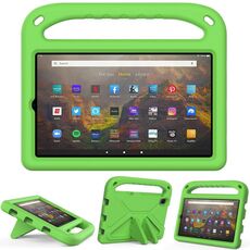 Per Lenovo Tab M8 FHD TB-8505F / TB-8705X 8.0 pollici e tab-8705x 8.0 pollici e scheda M8 TB-8505 / TB-8705 / TB-8506 TB-8705 / TB-8506 2021 Maniglia Portatile EVA antiurto antiurto Cassa protettiva con supporto triangolo (verde)