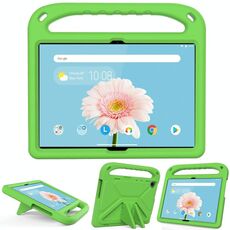 Per Lenovo TAB M10 TB-X505F & TB-X605F / P10 TB-X705F Maniglia Maniglia Portable EVA antiurto antiurto Cassa protettiva con supporto triangolo (verde)