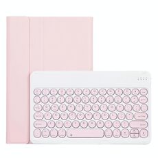 Per Lenovo Pad Pro 11.5 pollici 2021 TB-J716F / TAB P11 P11 Pro 11.5 pollici TB-J706F YAM13 PLANS Struttura agnello Struttura rimovibile TOROR TOWCAP Custodia in pelle Bluetooth con supporto (rosa)