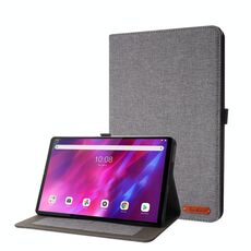 Per Lenovo Tab Tab K10 Text Text Text Horizontal Flip TPU custodia in pelle con supporto (grigio)