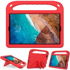 Per Xiaomi MI Pad 4 Plus & Samsung Galaxy Tab A 10.1 2019 SM-T510 / SM-T515 Maniglia Portable EVA Astullismo antiurto con supporto triangolo (rosso)