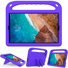 Per Xiaomi MI Pad 4 Plus & Samsung Galaxy Tab A 10.1 2019 SM-T510 / SM-T515 Maniglia Portable EVA Cassa protettiva antiurto con porta triangolo (viola)