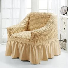 Four Seasons Universal Elastic Coverage Gonna Style Style Style Cover, Dimensioni: single s 90-140cm (beige di un colore)