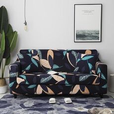 Doppio sedile Soggiorno Four Seasons Elastic Copertura completa Sofà antiscivolo Copertura, Dimensioni: 145 x 185 cm (Monroe)