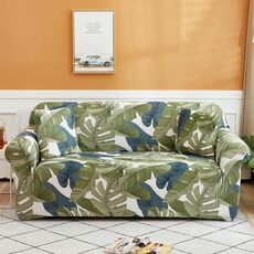 Doppio sedile Soggiorno Four Seasons Elastic Copertura completa Sofà antiscivolo Copertura, Dimensioni: 145 x 185 cm (tempesta)