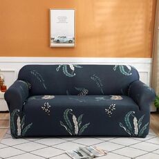 Doppio sedile Soggiorno Four Seasons Elastic Cover Piena Copertura antiscivolo Cover, Dimensioni: 145 x 185 cm (alga)
