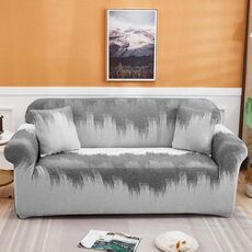 Doppio sedile Soggiorno Four Seasons Elastic Copertura completa Sofà antiscivolo Copertura, Dimensioni: 145 x 185 cm (Shadow Shadow)
