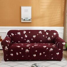 Doppio sedile Soggiorno Four Seasons Elastic Coverage Completa Cover antiscivolo Cover, Dimensioni: 145 x 185 cm (rosmarino)