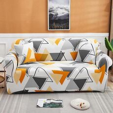 Doppio sedile Soggiorno Four Seasons Elastico Copertura completa Cover antiscivolo Cover, Dimensioni: 145 x 185 cm (triangolo)