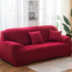 Four Seasons Solid Color Cover Elastico Pieno Copertura antiscivolo Cover (vino rosso)