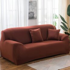 Four Seasons Solid Color Elastic Coverage Pieno Copertura antiscivolo Cover (caffè leggero)