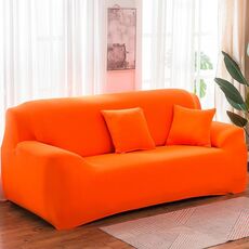 Four Seasons Solid Color Elastic Coverage Pieno Copertura antiscivolo Cover (fluorescente rosso)