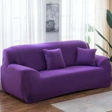 Four Seasons Solid Color Elastic Copertura completa Cover antiscivolo Cover (viola)