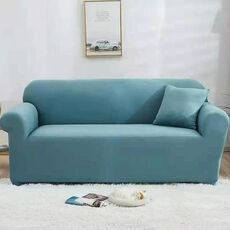 Four Seasons Solid Color Elastic Foull Coverage Cover antiscivolo Cover (Lago Blue)