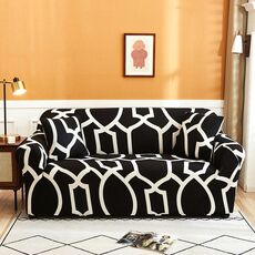 Copertura antiscivolo elastica copertura a doppia copertura a copertura (moda nera)