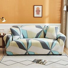 Copertura del divano antiscivolo elastici coperta a doppia copertura completa (fantasia)