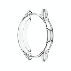 Per Samsung Galaxy Watch4 Classic 42mm electroplating Hollow Half-pack Case protettiva TPU (trasparente)