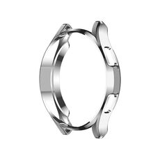 Per Samsung Galaxy Watch4 Classic 42mm Electroplating Hollow Half-Pack Cassa protettiva TPU (argento)