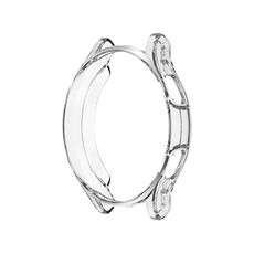Per Samsung Galaxy Watch4 Classic 46mm Electroplating Hollow Half-Pack Custodia protettiva TPU (trasparente)