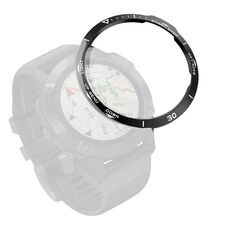 Per Garmin Fenix ​​6/6 Pro / 6 zaffiro Smart watch anello in acciaio anello di cornice, versione (nero anello bianco lettera)