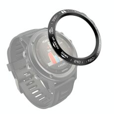 Per Garmin Fenix ​​3/3 HR Smart Watch Ring in acciaio, versione B (Black Ring White Letter)