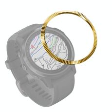 Per Garmin Fenix ​​6S / 6S PRO / 6S Zapphire Smart Watch ACCIAIO ANELLO IN ACCIAIO, versione B (oro)
