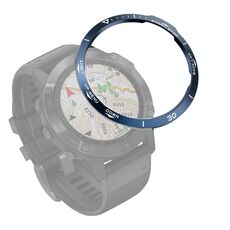 Per Garmin Fenix ​​6x / 6x Pro / 6x Sapphire Smart Watch Ring in acciaio anello di cornice, versione B (Blue Ring White Letter)