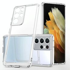 Per Samsung Galaxy S21 Ultra 5G Crystal Clear Shock Antiurto Antiurto Caso di protezione del PC + TPU (trasparente)