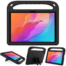 Per Huawei Godetevi Tablet 2 / Matepad T10 / T10S Maniglia portatile EVA antiurto antiurto anti-caduta custodia protettiva con supporto triangolo (nero)