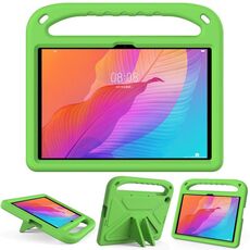 Per Huawei Godetevi Tablet 2 / Matepad T10 / T10S Maniglia portatile EVA antiurto antiurto anti-caduta custodia protettiva con porta triangolo (verde)