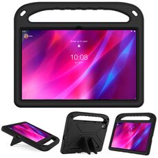 Per Lenovo Tab P11 TB-J606F / TAB P11 PLUS TB-J607F Maniglia portatile EVA antiurto antiurto anti-caduta custodia protettiva con supporto triangolo (nero)