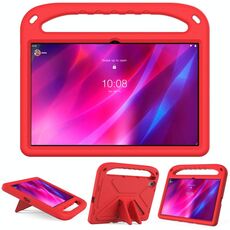 Per Lenovo Tab P11 TB-J606F / TAB P11 PLUS TB-J607F Maniglia portatile EVA antiurto antiurto anti-caduta custodia protettiva con porta triangolo (rosso)