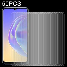 Per vivo V21E / V21E 5G 50 PCS Film in vetro temperato da 0,26 mm 9h 2.5D