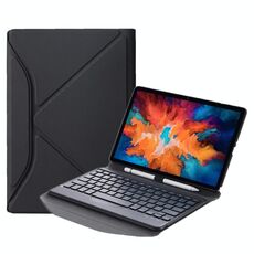 BM13 Diamond Texture Bluetooth Bluetooth Custodia in pelle Bluetooth con slot a penna e supporto posteriore triangolare per Lenovo Pad Pro 11.5 pollici 2021 TB-J716F / Tab P11 Pro 11,5 pollici TB-J706F (nero)