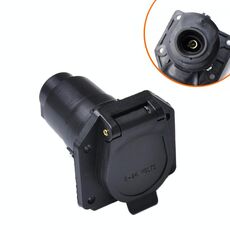 A0145 Spina per rimorchio a 7 PIN Adattatore per connettore a lama piatta americana 12V Gancio di traino