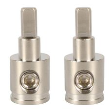A5679 Morsettiera audio da 0GA a 4GA in ottone nichelato per auto di grandi dimensioni da 2 pezzi