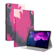 Per Lenovo Tab P11 TB-J606F 11 pollici Tensione ACQUATOR SHOCCHE SENTIRE SENTIONE MAGNETICO Horizontal flip custodia in pelle PU con supporto (Berry)